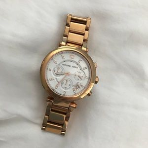 Rose Gold MK watch